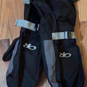 Outdoor Research Black Gloves with Gray Accents